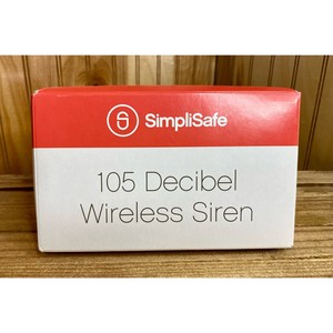 SimpliSafe 105 Decibel Wireless Siren Original Generation- NEW!