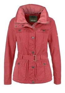 Dreimaster Damen Parkajacke sorbetrot Outdoorjacke Parka lässig chic Jacke S & L - Bild 1 von 3