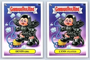 Devil Girl From Mars Dominatrix Garbage Pail Kids GPK Spoof 2 Card Set - Picture 1 of 3