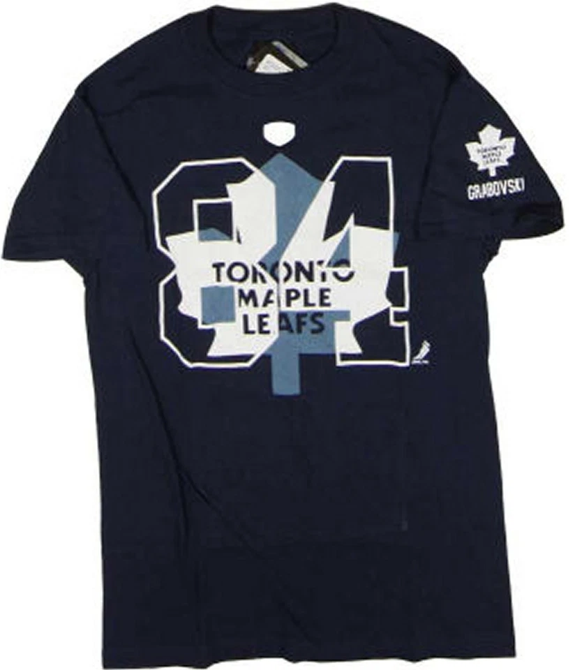 XL 22" Toronto Maple Leafs NHL Old Time Hockey Short Sleeve Grabovski T Shirt - Image 1 of 1