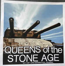 Queens of the Stone Age: Providence, 2007 Poster, Signed, Numbered by Crosshair