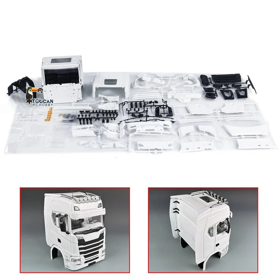 770S Plastic Cabin Kits for RC Tractor 1/14 Truck Remote Control Dumper Car Part - Image 1 of 4