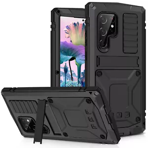 360° Waterproof Metal Gorilla Glass Case Cover Stand f Samsung S23 S24 S25 Ultra - Picture 1 of 28