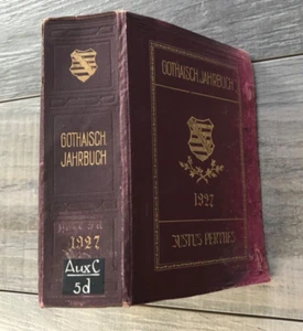 Gothaisches Jahrbuch 1927, Diplomatie, Wirtschaft, Justus Perthes, 164.Jahrgang - Picture 1 of 2