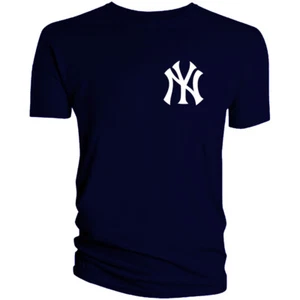 NY Yankees T-Shirt New York Baseball Nyc Petto Uomo - Foto 1 di 10