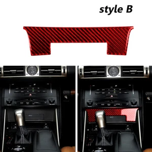 Carbon Fiber Interior Below Center Control Panel Trim For LEXUS IS250 Style B - Picture 1 of 15