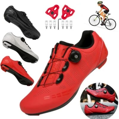 Zapatos de Ciclismo Mtb Hombres Carreras Bicicleta Velocidad Bicicleta Tenis Spd Botín Montaña Carretera Foto 1 de 4