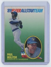 1989 Fleer Paul Molitor Milwaukee Brewers #8