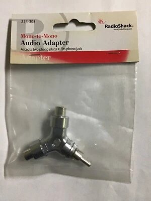 RadioShack Mono-to-Mono Audio Adapter 274-303 - Image 1 of 2
