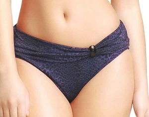 Fantasie FS5586PEU Small Purple Black LA Fold Bead Accent Bikini Bottom NWT - Picture 1 of 2
