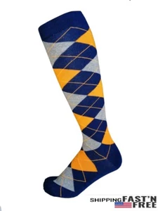 Hombres Varios Colores Scottish Argyle Golf Rodilla Calcetines Altos: Over-The-Pantorrilla 5-8,9-13 - Imagen 1 de 69