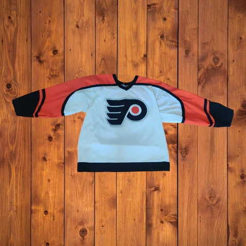 Vintage Philadelphia Flyers NHL Hockey Jersey 2000s Home White CCM Size M Cover