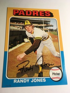 2016 Topps Archives 65th Ann Jumbo 5x7 Randy Jones Padres A65RJ #'d /49