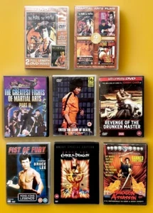 Martial Arts Movies DVD JOBLOT 12 Rare Epic Action Combat Films BUNDLE Bruce Lee - Picture 1 of 9