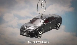 Black 2020 Dodge Charger SRT Hellcat Muscle Car Christmas Tree Ornament Adorno - Picture 1 of 13