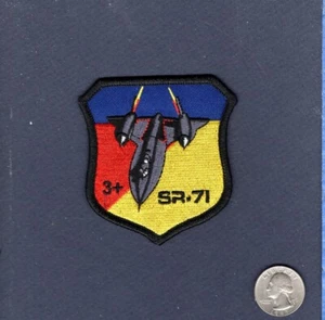 SR-71 BLACKBIRD USAF RECON TRS Lockheed Skunk Works Squadron 3" Patch - Picture 1 of 1