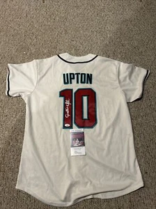 ARIZONA DIAMONDBACKS- JUSTIN UPTON SIGNED AUTOGRAPH JERSEY JSA COA ALL STAR - Picture 1 of 5