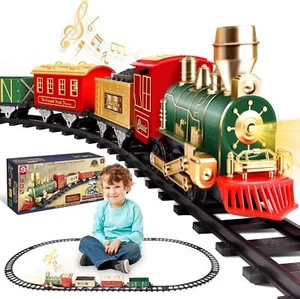 Elektrischer Zug Set Eisenbahn Schienen Spielzeug mit mit Licht und Sound Kinder - Bild 1 von 17