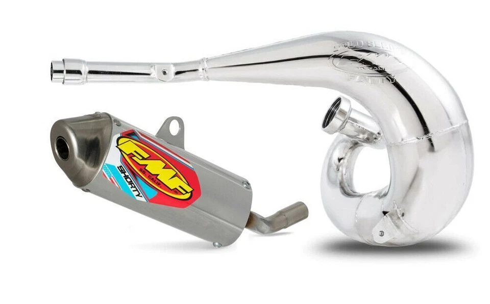FMF Fatty exhaust pipe & Shorty silencer fits 2004-2010 KTM 250/300 2T - Image 1 of 1