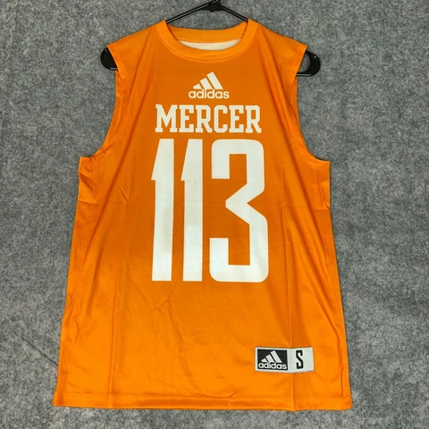 Mercer Bears Mens Shirt Small Orange Adidas Tank Sleeveless NCAA Football 113 Cover