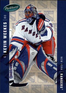 2005-06 Parkhurst Rangers Hockey Card #321 Kevin Weekes