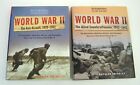 (2) The New York Times World War II Living History HC Books 1939-1942, !942-1945