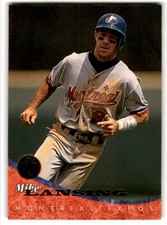 1994 Leaf Mike Lansing #89 Montreal Expos