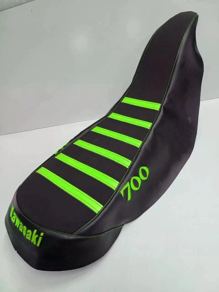 KAWASAKI KFX 700 V-force pinza CORREA cubierta de asiento pinza negra/verde lima Foto 1 de 1