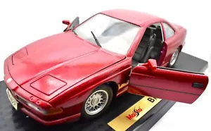 Modellino auto scala 1:18 BMW 850i Maisto diecast modellismo statico collezione - Foto 1 di 7