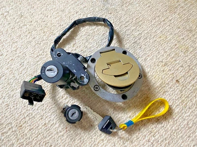 Ducati 750SS 900SS carbed fuel petrol cap lock set seat ignition 1 key #2nd - Image 1 of 4