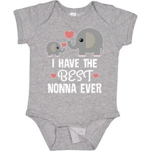 Inktastic Best Nonna Ever Grandchild Baby Bodysuit Grandson Boys Granddaughter - Picture 1 of 12