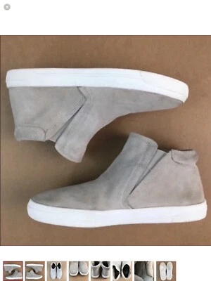 DOLCE VITA SUEDE PULL ON SNEAKERS IN SMOKE GREY 6 - Image 1 of 4