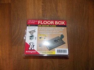 Arlington Non-Metallic Floor Box Brown Cover FLBRF101BR - Bild 1 von 5