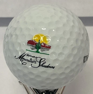 PELOTA DE GOLF BLANCA VINTAGE MARRIOTTS MOUNTAIN SHADOWS LOGO - WILSON 1 Foto 1 de 3