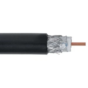 Eagle 250' FT RG11 Coaxial Cable 3 GHz Black Coax 14 AWG 75 OHM Bulk Roll NEW - Picture 1 of 1