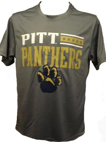 New Pitt Panthers YOUTH Sizes S-M-L-XL Athletic Performance Gray Shirt $22 Cover