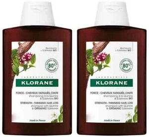 Klorane Quinine, Strength Thinning Hair Loss Shampoo 400ml X 2 - Picture 1 of 1