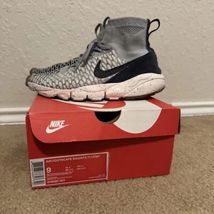 SIZE 9 Nike Air Footscape Magista Flyknit Wolf Grey 2015 816560-001 - Picture 1 of 8