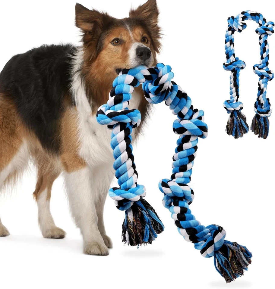 Dog Rope Toys Large XXL Rope Toys for Large Dogs Teeth Cleaning Tug of War K - Image 1 of 4
