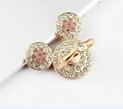 Cell Phone Finger Ring Holder Stand 360 Ear Metal Plate Rotating Magnetic Grip - Image 1 of 4