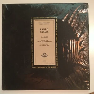 BACH -Cello Suites Nos. 3 & 4 - Pablo CASALS - USA EX ANGEL LP COLH-17 w/Book - Imagen 1 de 10