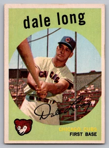 1959 Topps #414 Dale Long Cubs - Bild 1 von 3