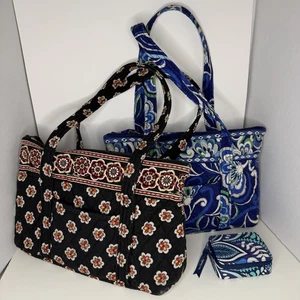 Retro Vera Bradley Bag Lot From Circa 2000 W/ Pill Case Bag - Picture 1 of 15