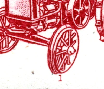 👀Stamps USA 7.1 cent Tractor 1920s Nonprofit 5-Digit ZIP+4 Plate Numbered Coil - Image 1 of 2