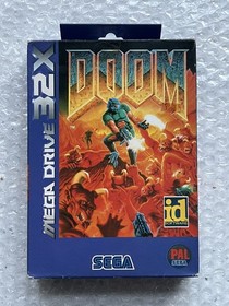 Doom Sega Mega Drive 32X Asian PAL Version Blue Box Complete In Box Asia!