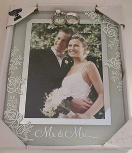 Hallmark Mr, and Mrs. Wedding Frame - 5x7 in - Picture 1 of 5