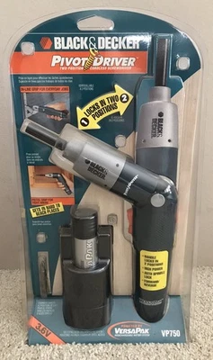 Black & Decker Pivot Driver 3.6V Volt Cordless Screwdriver - VP750 (Please Read) - Image 1 of 4