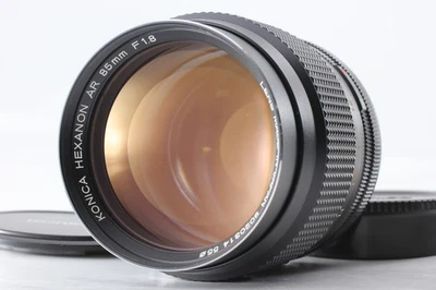 [Excelente COMO NUEVO] Lente de montaje AR retrato Konica HEXANON AR 85 mm f/1,8 MF de JAPÓN Foto 1 de 4