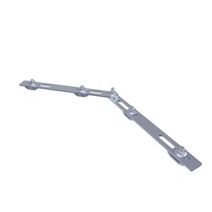 NavePoint 62/63" Electro Zinc Plated Wire Mesh Cable Tray Adjustable Connector - Picture 1 of 4