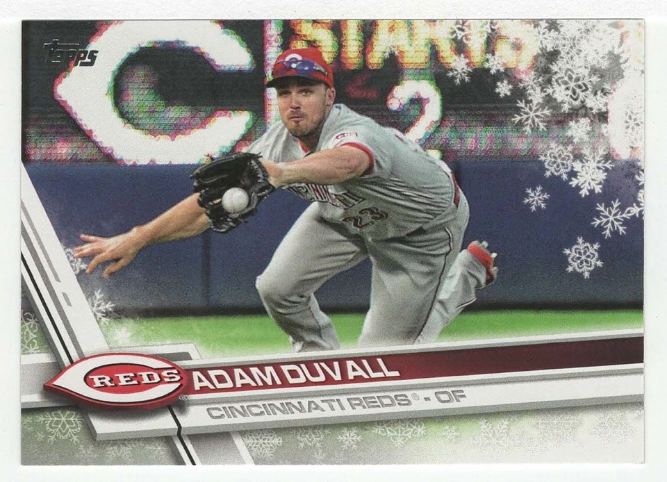 Adam Duvall (Baseball Card) 2017 Topps Walmart Holiday Snowflake # 156 Mint - Image 1 of 1